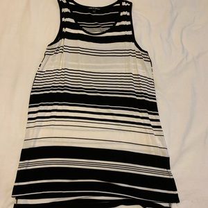 Black and white tank top